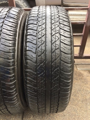 ยาง Dunlop 265 65 17 กลางปี17 ดอกเต็ม เนื้อนิ่มๆ ใช้ยาว ราคาไม่แพง