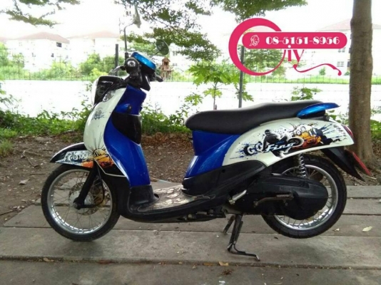 YAMAHA FINO รถบ้าน ภาษีไม่ขาดเครื่องเงียบ เอกสารครบ ลองได้ที่เคหะร่มเกล้า ลาดกระบัง