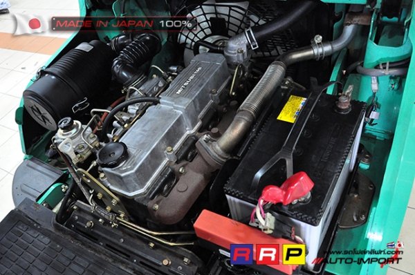 ขายรถโฟล์คลิฟท์มือสอง MITSUBISHI รุ่น FD25D-F18C-52979 นำเข้าจากประเทศญี่ปุ่น 100\% ไม่เคยใช้งานในไทย