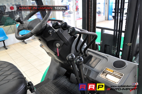 ขายรถโฟล์คลิฟท์มือสอง MITSUBISHI รุ่น FD25D-F18C-52979 นำเข้าจากประเทศญี่ปุ่น 100\% ไม่เคยใช้งานในไทย