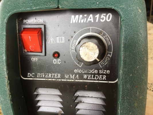 ขายตู้เชื่อมอินเวอเตอร์มือ2 Made in Taiwan ยี่ห้อ Longwell รุ่น MMA150 พร้อมสายเชื่อม