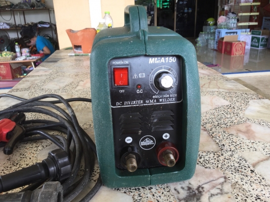 ขายตู้เชื่อมอินเวอเตอร์มือ2 Made in Taiwan ยี่ห้อ Longwell รุ่น MMA150 พร้อมสายเชื่อม