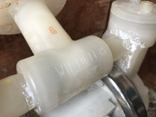 ขายปั้มไดอะแฟรม Wilden made in USA. ขนาด 1นิ้ว สภาพสวย ดูดแรง พร้อมใช้งาน