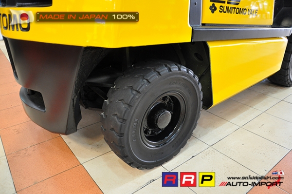 ขายรถโฟล์คลิฟท์มือสอง SUMITOMO รุ่น FD25PVIXA-CU0568 นำเข้าจากประเทศญี่ปุ่น 100\% ไม่เคยใช้งานในไทย
