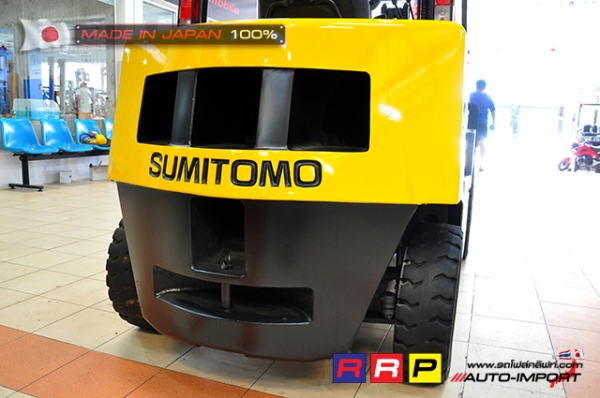 ขายรถโฟล์คลิฟท์มือสอง SUMITOMO รุ่น FD25PVIXA-CU0568 นำเข้าจากประเทศญี่ปุ่น 100\% ไม่เคยใช้งานในไทย