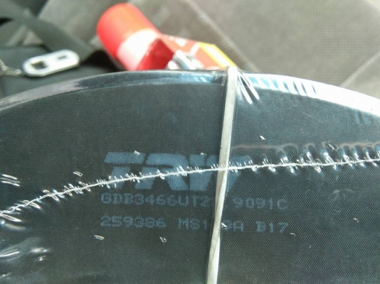 ขายผ้าเบรคหน้าใส่ดีแม๊กซ์ปี2002-2007 ขายผ้าเบรคหน้าใส่ดีแม๊กซ์ปี2002-2007