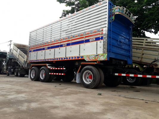 Hino S700 เครื่อง 420 แรง ปี 54 แม่ลูกดัมพ์สามมิตรแท้ ไมล์สองแสน แม่ยาว 7.30 ลูกยาว 7 เมตร ทเบียนพร้อม #เครดิตดีใช้เงินดาว์น 350,000 บาท