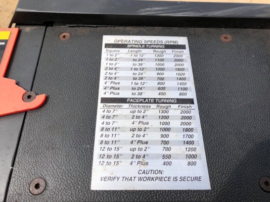 เครื่องกลึงไม้ Boye 380X1000 ไฟบ้าน 220V