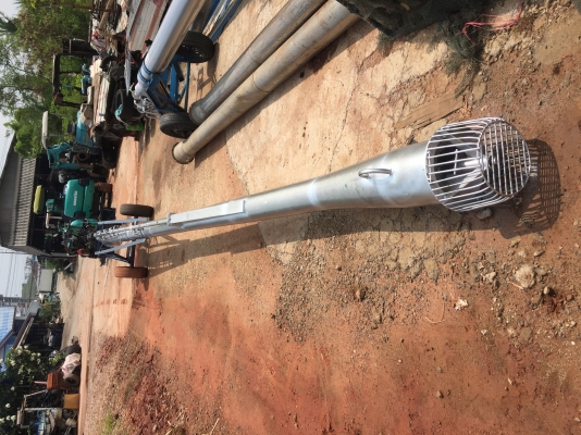 ขายท่อสูบน้ำสแตนเลสขนาด8นิ้วยาว10เมตรพร้อมใช้งาน089-8374018