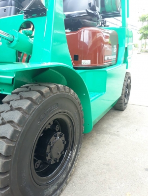 ขายด่วนรถฟอร์คลิฟท์ MITSUBISHI FG25 F17B-54809 เครื่องยนต์เบนซีน+LPG เสายกสูง 3 เมตรฟูฟรี งาหนีบตรง เครื่องเกียร์แน่นๆ/ไฮดรอลิคยกแรงๆ