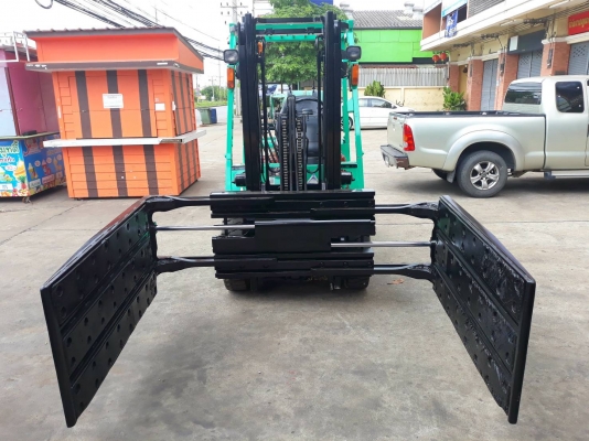 ขายด่วนรถฟอร์คลิฟท์ MITSUBISHI FG25 F17B-54809 เครื่องยนต์เบนซีน+LPG เสายกสูง 3 เมตรฟูฟรี งาหนีบตรง เครื่องเกียร์แน่นๆ/ไฮดรอลิคยกแรงๆ