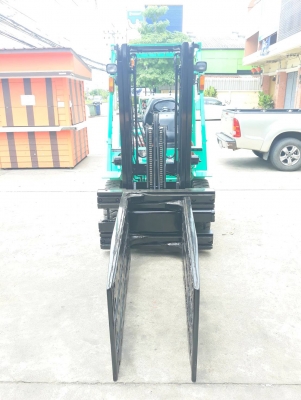 ขายด่วนรถฟอร์คลิฟท์ MITSUBISHI FG25 F17B-54809 เครื่องยนต์เบนซีน+LPG เสายกสูง 3 เมตรฟูฟรี งาหนีบตรง เครื่องเกียร์แน่นๆ/ไฮดรอลิคยกแรงๆ