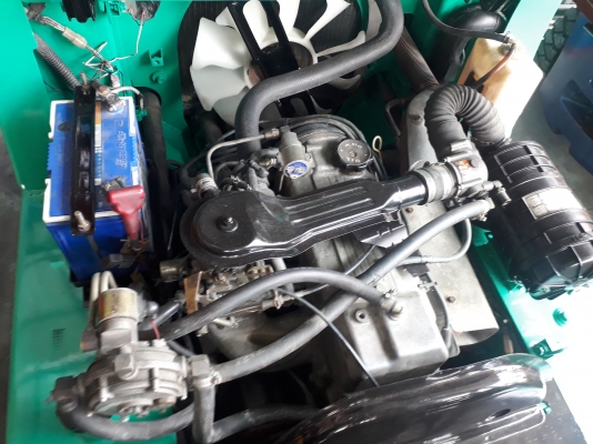 ขายด่วนรถฟอร์คลิฟท์ MITSUBISHI FG25 F17B-54809 เครื่องยนต์เบนซีน+LPG เสายกสูง 3 เมตรฟูฟรี งาหนีบตรง เครื่องเกียร์แน่นๆ/ไฮดรอลิคยกแรงๆ