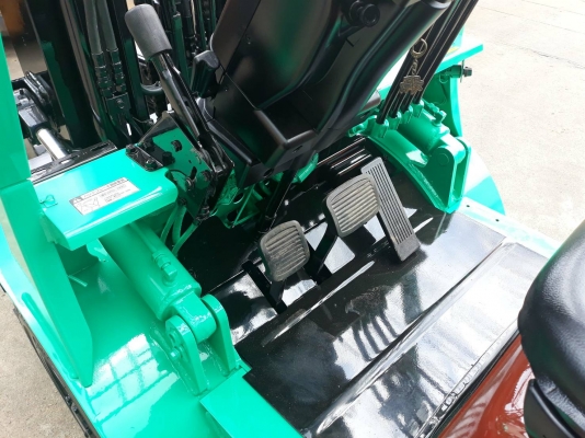 ขายด่วนรถฟอร์คลิฟท์ MITSUBISHI FG25 F17B-54809 เครื่องยนต์เบนซีน+LPG เสายกสูง 3 เมตรฟูฟรี งาหนีบตรง เครื่องเกียร์แน่นๆ/ไฮดรอลิคยกแรงๆ