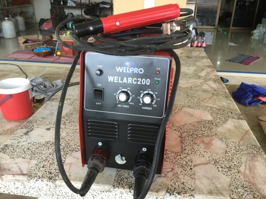 ขายตู้เชื่อมอินเวอเตอร์ ยี่ห้อ WELPRO รุ่น WELAR200 พร้อมสายเชื่อม