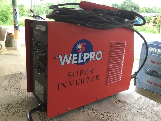 ขายตู้เชื่อมอินเวอเตอร์ ยี่ห้อ WELPRO รุ่น WELAR200 พร้อมสายเชื่อม