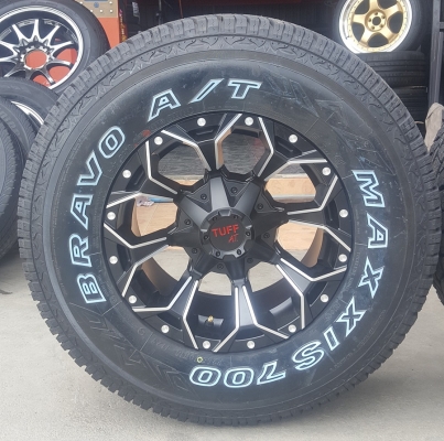 ล้อใหม่ขอบ16 TUFFและBUEL หน้า8 ยางใหม่265/70/16 ปี18