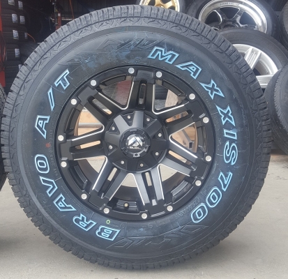 ล้อใหม่ขอบ16 TUFFและBUEL หน้า8 ยางใหม่265/70/16 ปี18