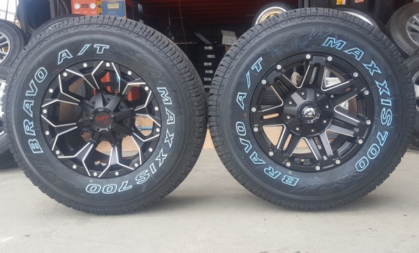 ล้อใหม่ขอบ16 TUFFและBUEL หน้า8 ยางใหม่265/70/16 ปี18