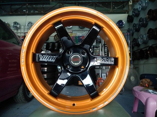 แม็กใหม่ลายทีอี37 ขอบ 17 ใส่เก๋ง 4 รู 100 ราคา 8900 บาท