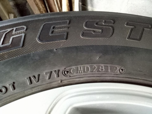 ล้อฟอร์ด+ยาง265/65/17ปี2812 #ล้อยางถอดตอน1หมื่นโล ล้อไม่เบียด ดอกยาง90\%+ดอกเต็มทุกเส้น ชุด4วง4500บ โทร0879050181ส่งได้