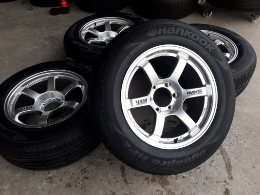 ขายล้อแม็กใหม่ te37 suv 18" ยางใหม่
