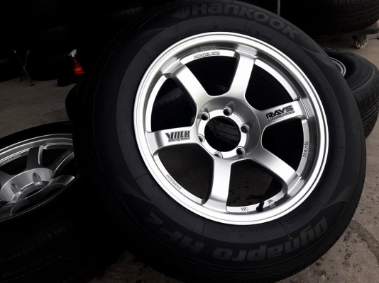 ขายล้อแม็กใหม่ te37 suv 18" ยางใหม่