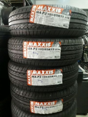 ยางใหม่ปี17 maxxis ma-p3 195/65r15