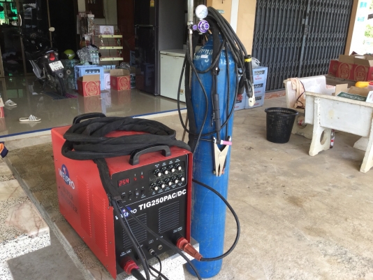 ขายตู้เชื่อมอลูมีเนียมมือ2 ยี่ห้อ WELPRO รุ่น TIG250PAC/DC