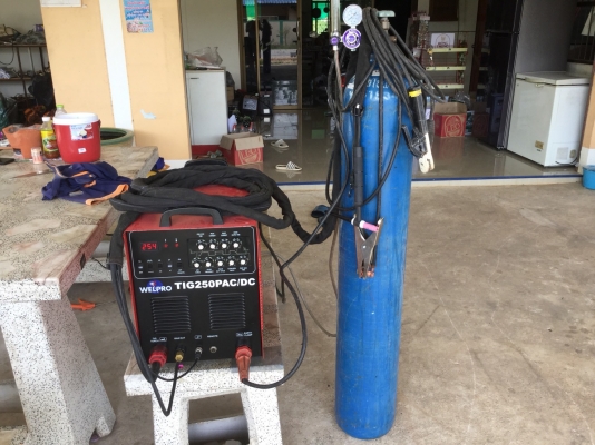 ขายตู้เชื่อมอลูมีเนียมมือ2 ยี่ห้อ WELPRO รุ่น TIG250PAC/DC