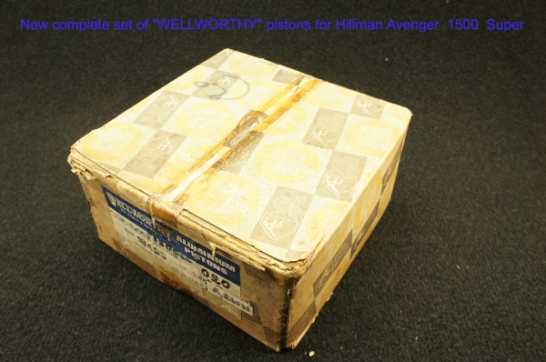 ชุดลูกสูบพร้อมแหวน รถ Hillman Avenger  1500  Super