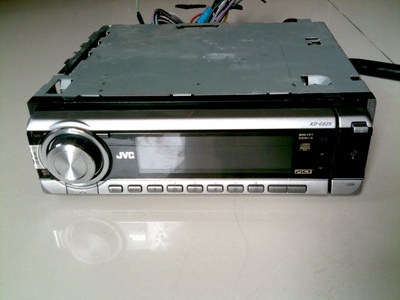 วิทยุ JVC CD MP พร้อมรีโมท และ ซีดี แมคอินทอช