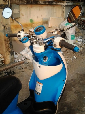 ขาย NEW Fino ตัวใหม่ล่าสุด ลายปารีส ฟ้า-ขาว ปี2012