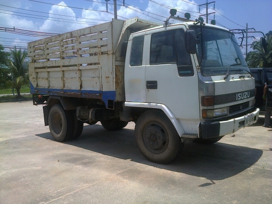 6ล้อดั้มISUZU 165แรง รถประกอบ ดั้มยาว4ม.รถสภาพดีพร้อมใช้