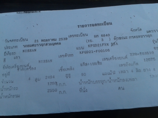 ขาย nissan big m z20 แก๊สแล้ว ขาย nissan big m z20 แก๊สแล้ว