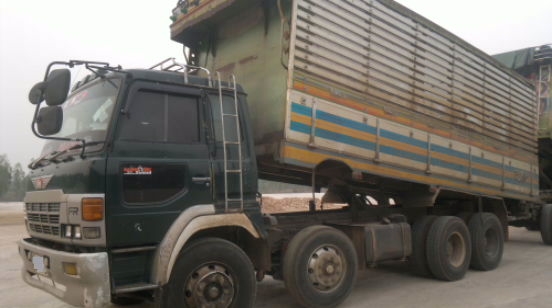 ขายพ่วงดั้มเกษตรแม่ลูกกระบะมิเนียม HINO เครื่อง 320 แรงม้า สภาพสวย ลูก 3 คาน 7 เมตร ยางเต็ม ทะเบียนเต็มพร้อมโอน