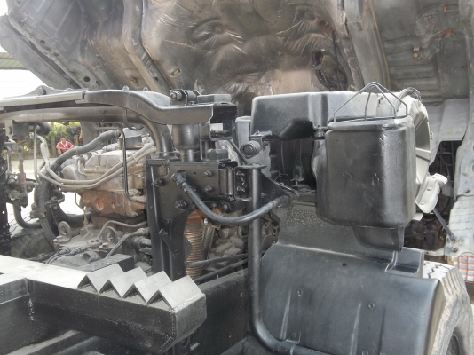 ขายด่วนรถบรรทุก 12 ล้อโปรเซียเครื่อง p11c กระบะดั้มปรีเนียมพร้อมลูกพ่วงสามเพลา