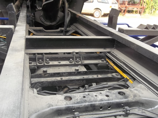 ขายด่วนรถบรรทุก 12 ล้อโปรเซียเครื่อง p11c กระบะดั้มปรีเนียมพร้อมลูกพ่วงสามเพลา