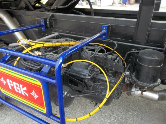 ขายด่วนรถบรรทุก 12 ล้อโปรเซียเครื่อง p11c กระบะดั้มปรีเนียมพร้อมลูกพ่วงสามเพลา