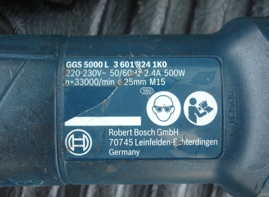 ขายเครื่องเจียรคอยาว bosch รุ่น GGS 5000 L