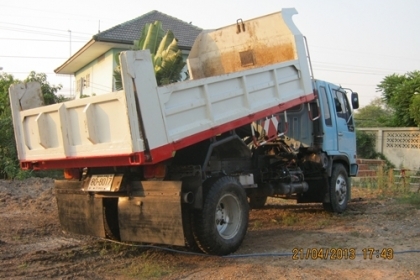 ขายรถบรรทุกหกล้อดั้มดินฮีโน่หัวสิงห์ไฮเทค KR300 เครื่อง HO7C