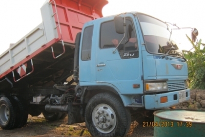 ขายรถบรรทุกหกล้อดั้มดินฮีโน่หัวสิงห์ไฮเทค KR300 เครื่อง HO7C