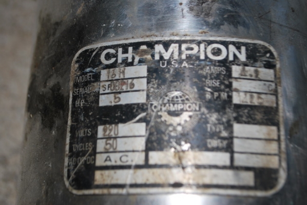 มอเตอร์ทดแรง champion U.S.A