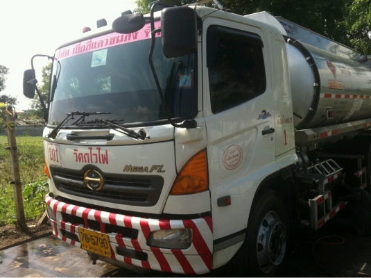 รถ 10 ล้อ บรรทุกน้ำมัน HINO MEGA FL 1J 220 แรงม้า