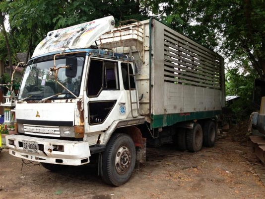 ขาย รถ 10 ล้อ MITSUBISHI มิตซูบิชิ ด่ำ เพลา เดียว