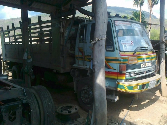 ISUZU ROCKY FXZ 240 HP 6SD1 ปี 40 สิบล้อ 2 เพลา ร็อกนางฟ้า มีระบบลากพ่วงติดตั้งมาให้ครบพร้อมใช้งาน กระบะคอกไม้มีบาร์อ้อยไม่ดั๊มพ์ เครื่องแน่นดีไม่มีเยิ้ม หัวเก๋งบางเดิมภายในเก๋งสวยครบพร้อม แอร์เย็น พ.เพาเวอร์ เบรคทริ๊ปฟี้ ช่วงล่างคัชซีสวยไม่มีดาม ยางสภาพด