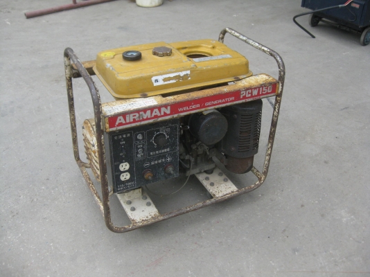 ขายเครื่องปั่นไฟพร้อมเชือมAIRMAN WELDER/GENERATOR PGW150 /3.6KW พร้อมใช้