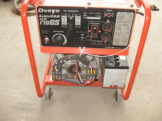 ขายเครื่องปั่นไฟพร้อมเชือมDENYO WELDER/GENERATOR ALW170GS /2.5KW พร้อมใช้ ขายเครื่องปั่นไฟพร้อมเชือมDENYO WELDER/GENERATOR ALW170GS /2.5KW พร้อมใช้