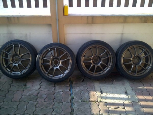 ขาย work emotion cr แท้ขอบ18 5รู114 ครับ หน้า 7.5 off 48 หลัง 8.5 off 43 เดิมๆครับมีร่องรอยบ้าง ไม่คดไม่ดุ้ง ยังไม่เคยใส่เลย 33500 call 0813122649 0875800722