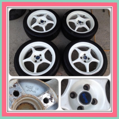 ขายแม็กมือ2 ขอบ17 Enkei Pro1 แท้! 4รู100 ราคา 12,500 บาทราคาถูก